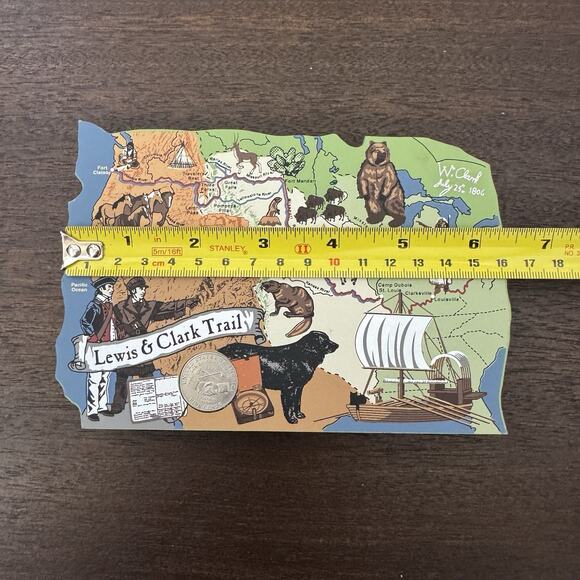 Cat's Meow Village Lewis and Clark Trail 2004 Historic Trails & Waterways Wooden - Picture 6 of 16